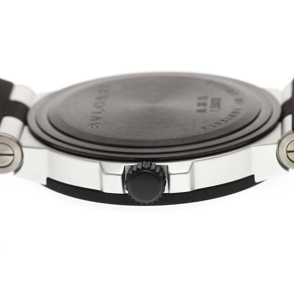 ブルガリ BVLGARI AL38TA アルミニウム デイト 自動巻き メンズ美品