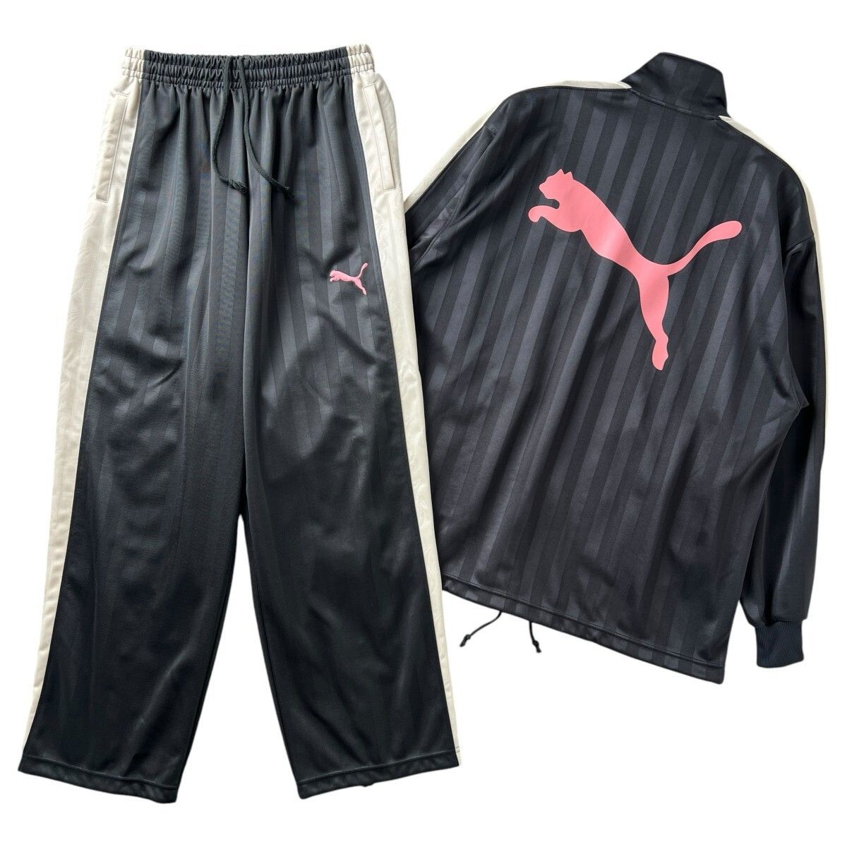 美品✨PUMA　プーマ　ナイロン　ジャージ　 L 上下　セットアップ 美品 PUMA プーマ ジャージ ジャケット & パンツ 上下