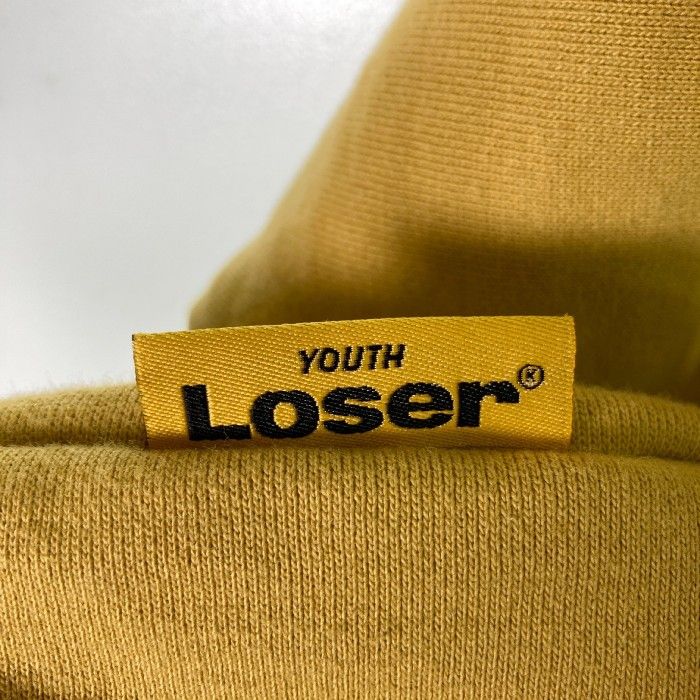 ★YOUTH LOSER ×VERDY 97 ヴェルディ97×ユース ルーザー 2021SS ANARCHY SMILE SWEAT アナーキー  スマイル スウェット イエロー sizeF