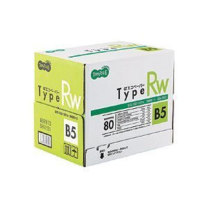 まとめ）TANOSEE αエコペーパータイプRW B5 1箱(2500枚:500枚×5