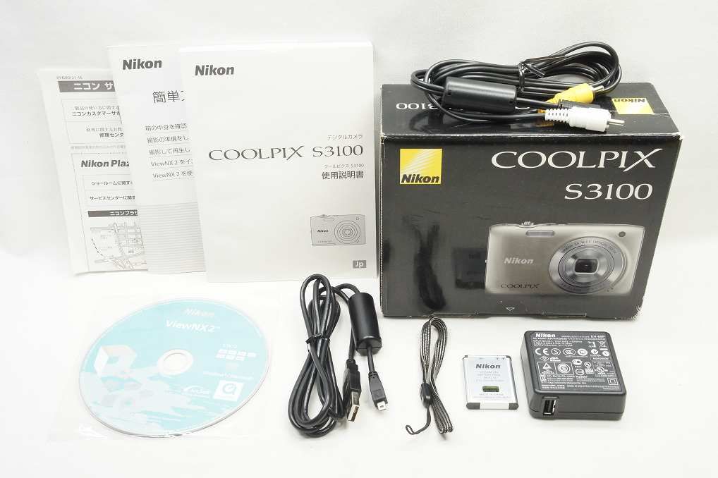 訳あり品 Nikon ニコン COOLPIX S3100 コンパクトデジタルカメラ