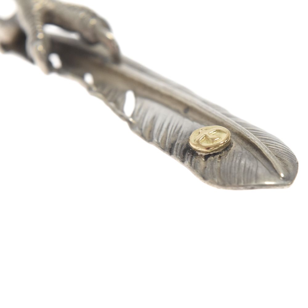 goro's (ゴローズ) 【オールド】銀爪メタル付き特大フェザー 右向き