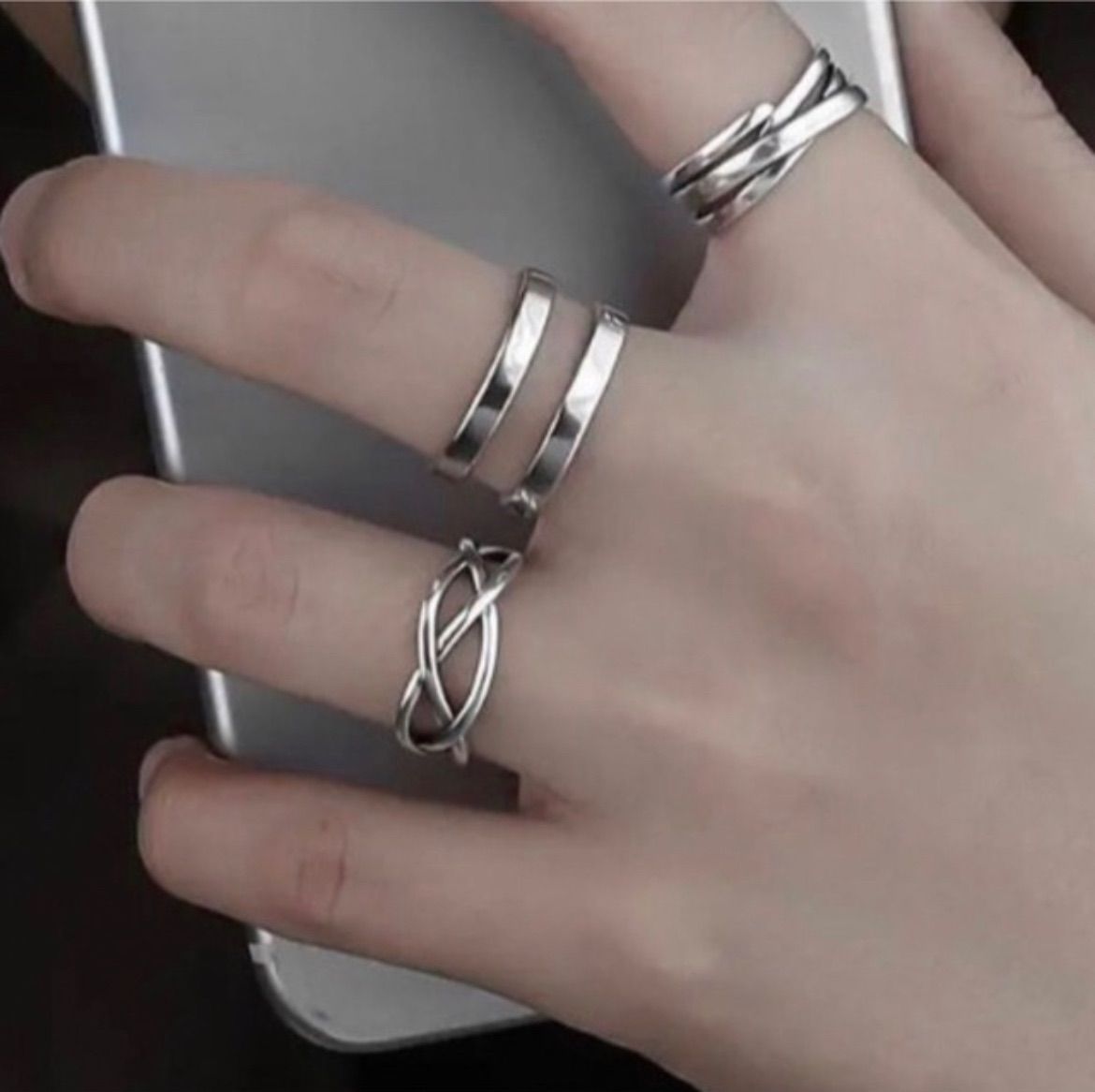 Men's Plating Rings 3点セット - メルカリ