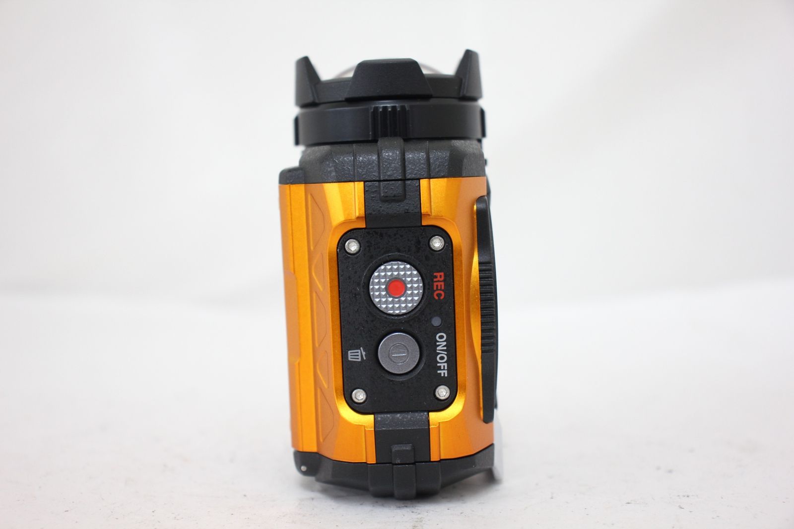 最高 【美品 返品保証】 【元箱付き】リコー Ricoh WG-M1 オレンジ