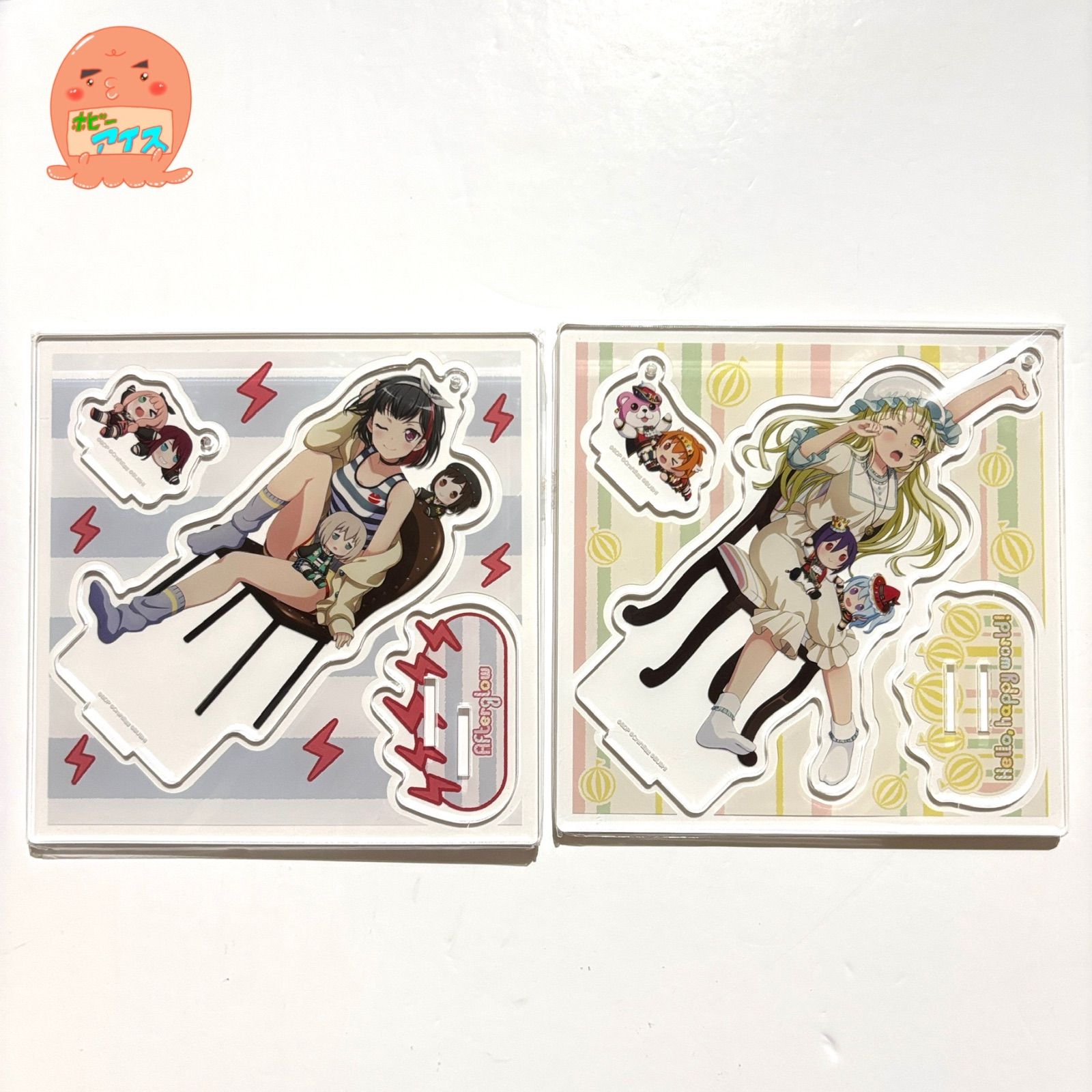 バンドリ 美竹蘭 弦巻こころ アクリルスタンド キーホルダー ガルパーティ! スタリラ祭2019 in 池袋グッズ 2点セット