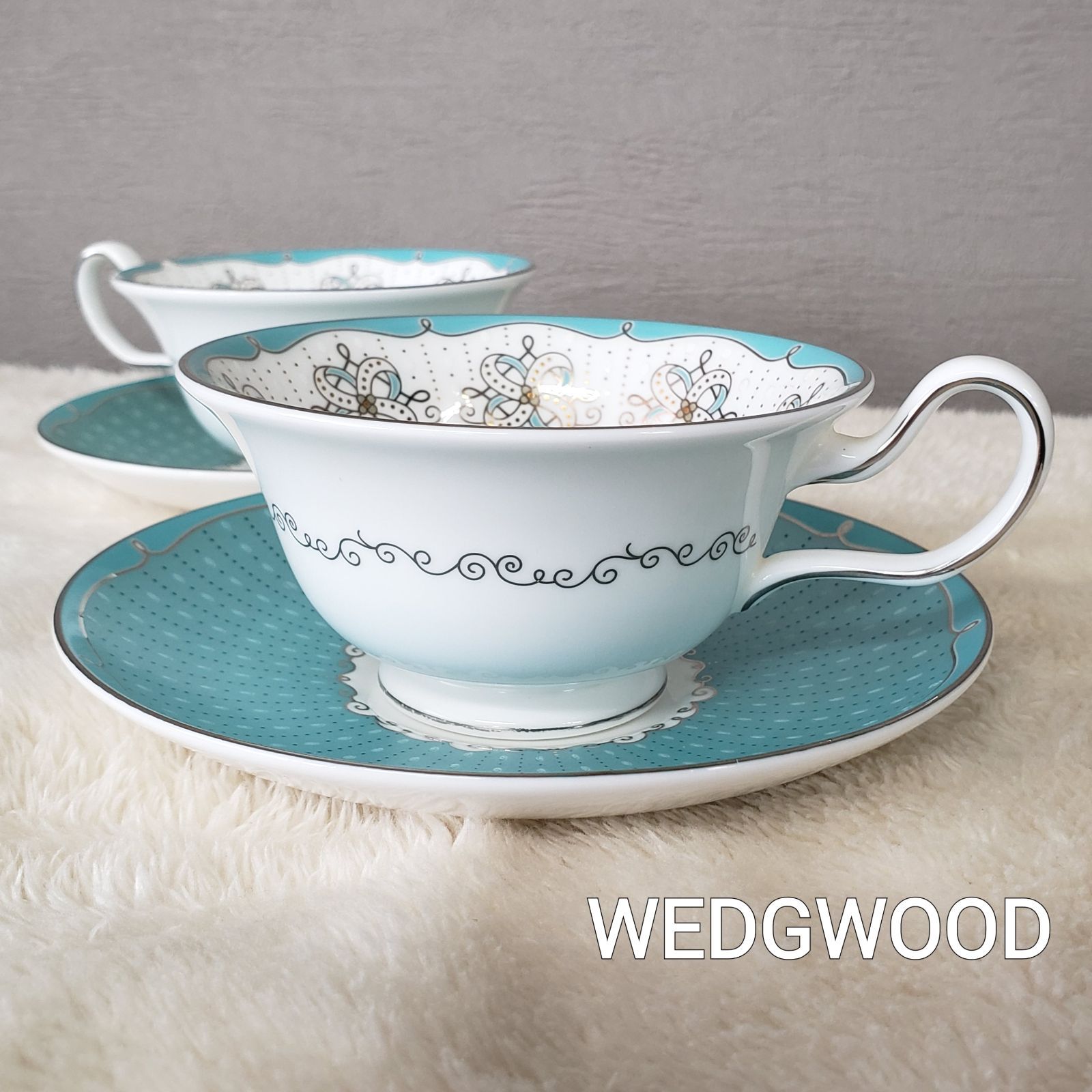 【直送のみ】マシュ様専用WEDGWOODカップソーサー2客セット グラス/カップ