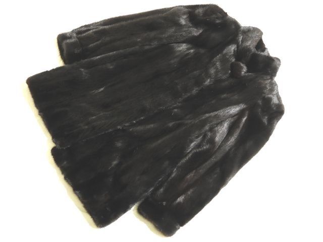 まだ美品 SAGAMINK サガミンク 逆毛 ミンク 毛皮 コート