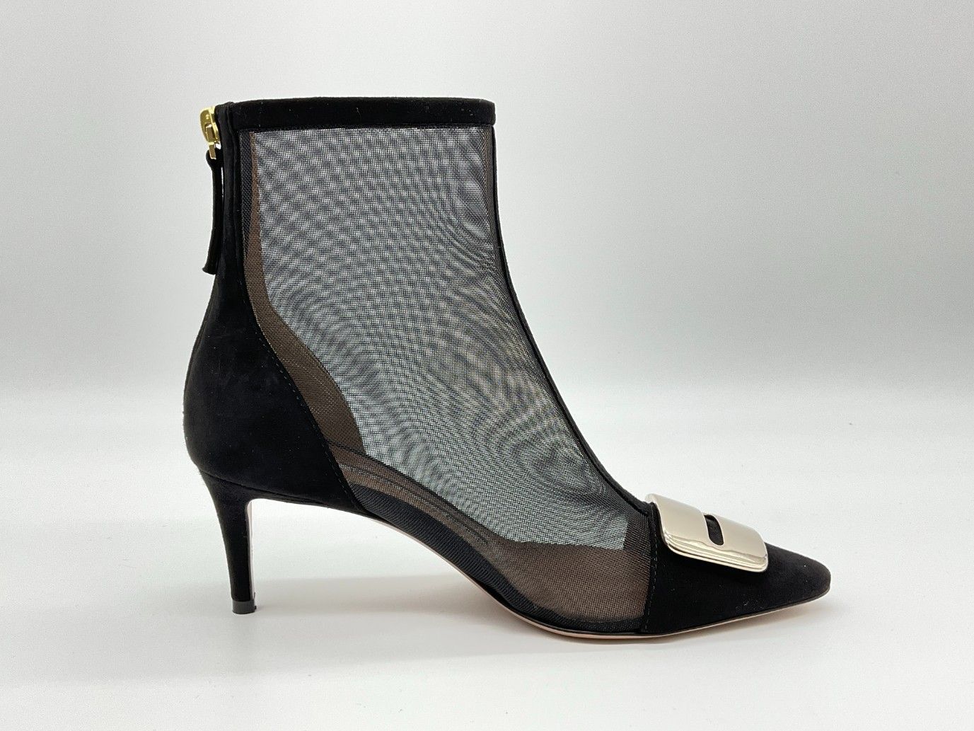 新品 PELLICO ペリーコ 36 ブラック ANELLI FIBBIA メッシュショート