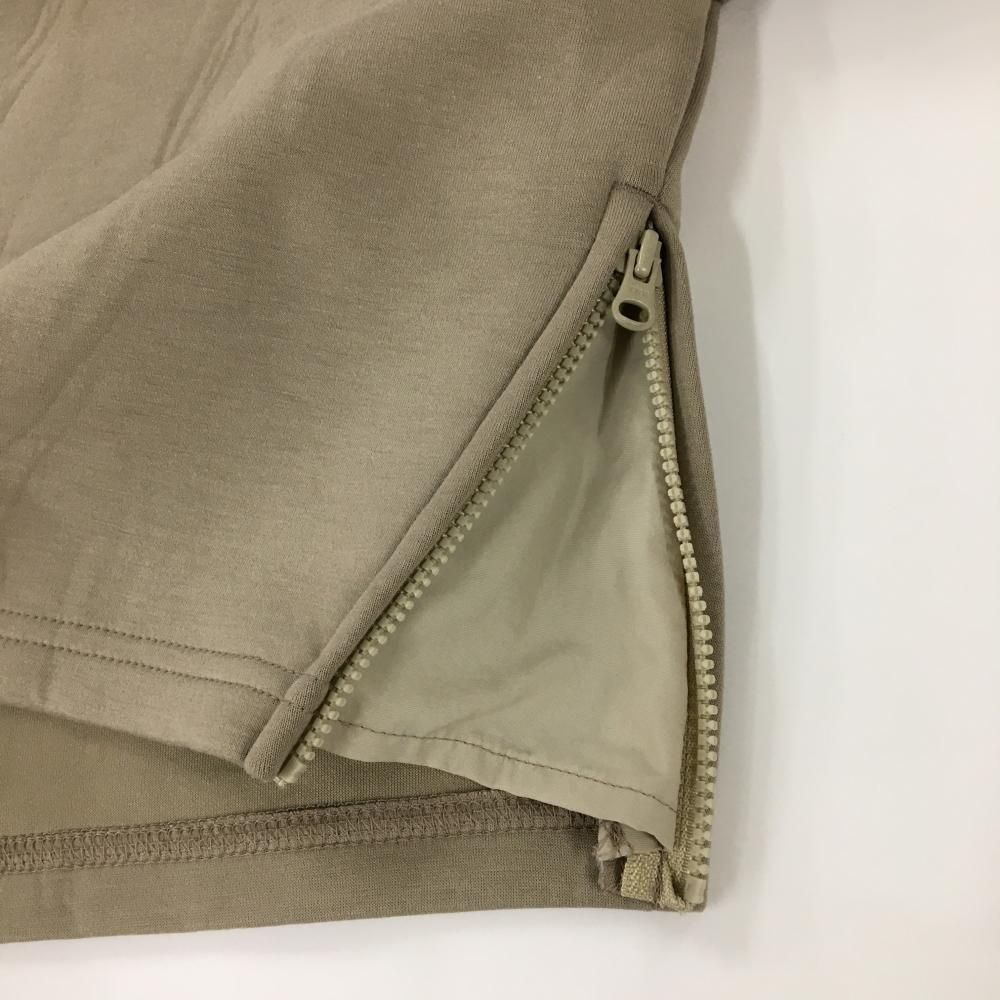 【美品】エルグワン 長袖ハイネックシャツ ベージュ 肩・袖下切替 ショート丈 レディース 1 ゴルフウェア HERG1 美品】エルグワン 長袖ハイネックシャツ ベージュ 肩・袖下切替