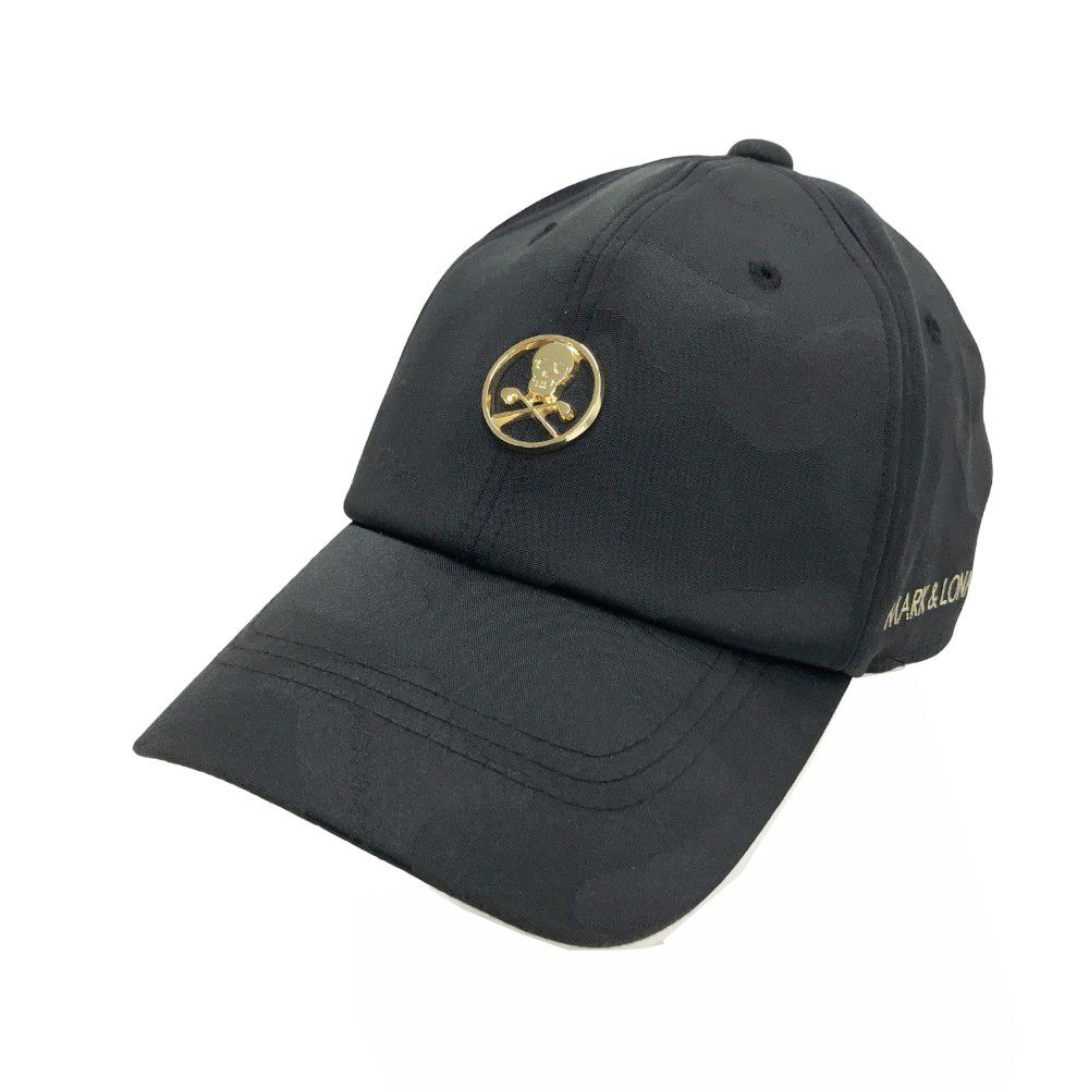 美品！MARK&LONA GOLF ゴルフキャップ　カモフラ　日本製　FREE MARK&LONA マークアンドロナ キャップ カモフラ 迷彩柄 ブラック