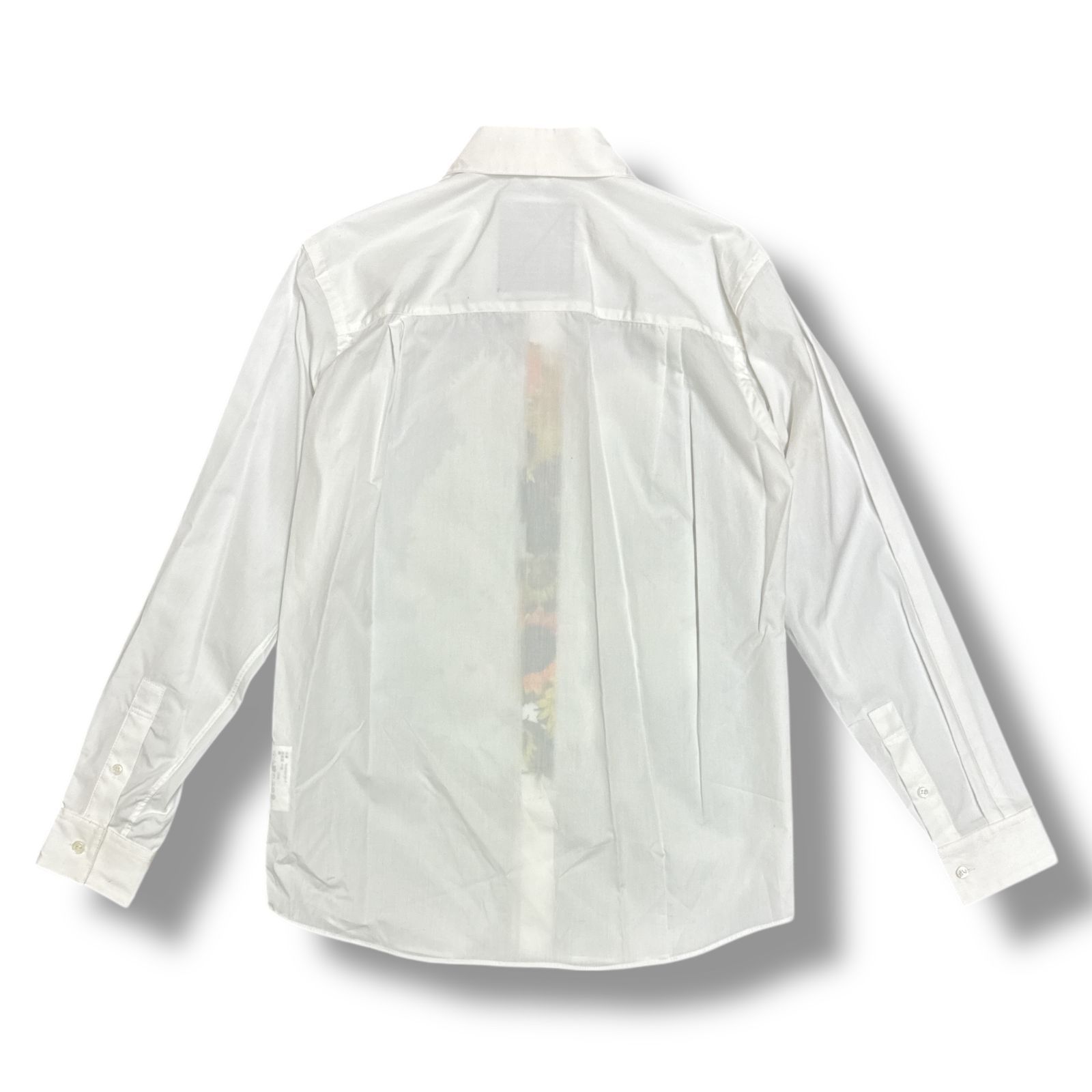 参考上代49500円 未使用 SOSHIOTSUKI 24SS FLATCOLLAR SUNFLOWER SHIRTS フラットカラーサンフラワーシャツ 長袖シャツ ソウシオオツキ S24SS01SH-P ホワイト 44 （88747A） 参考上代49500円 未使用品 SOSHIOTSUKI 24SS FLATCOLLAR SUNFLOWER