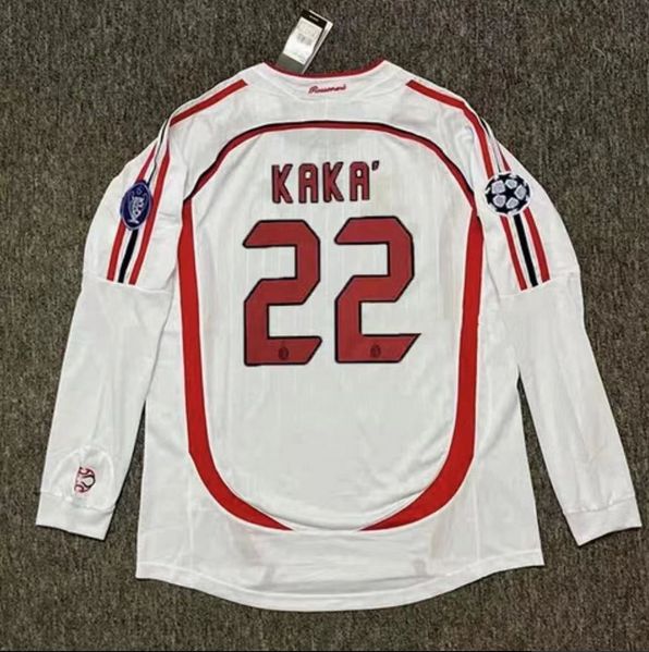 ACミラン 06/07 #22 カカ 長袖 ユニフォーム ACミラン 05/06 #22 カカ 長袖ユニフォーム 06-07ACミラン