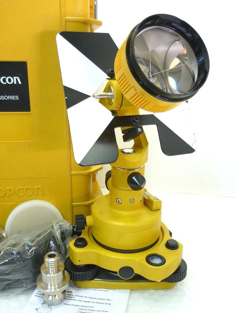 22年校正済み TOPCON トプコン 1素子プリズム EDM ACCESSORIES-3 着脱式整準台セット 付属品 長距離測量 測定 ハードケース  建築 お得_86 - メルカリ