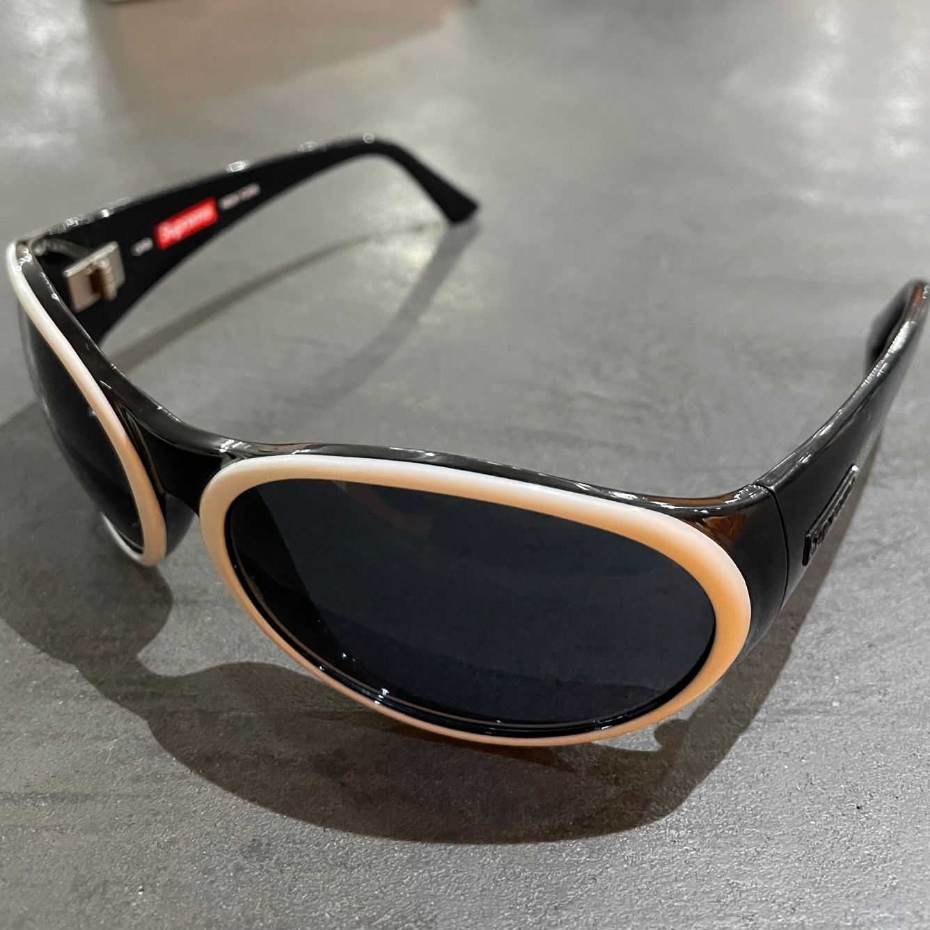 Supreme 19ss サングラス Supreme SUPREME シュプリーム 19SS River Sunglasses Sliver