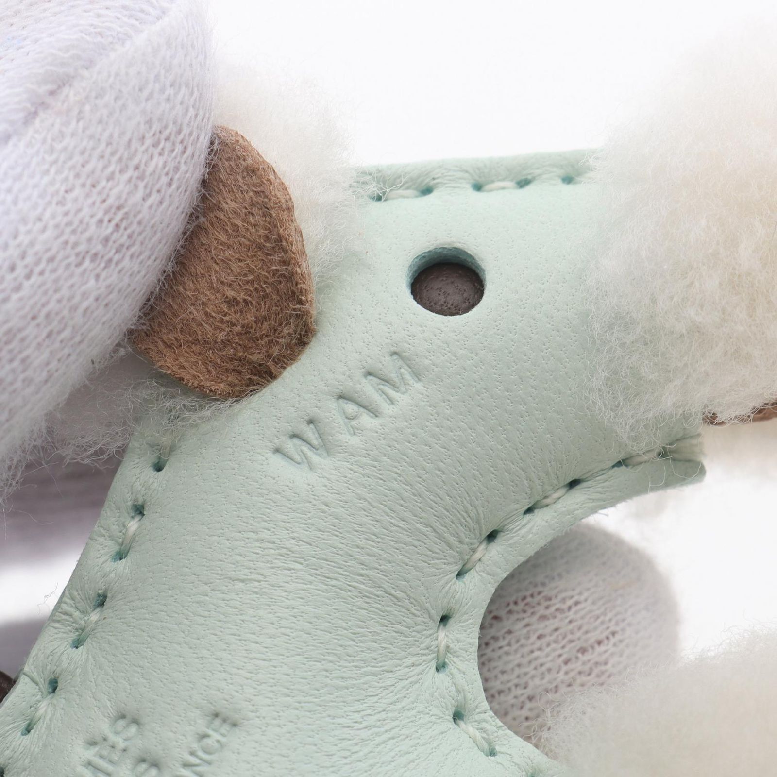 未使用品⭐︎エルメス　バディ　チャーム　エクリュ/ヴェールペパーミント／ショコラ 未使用品⭐︎エルメス バディ チャーム エクリュ/ヴェール