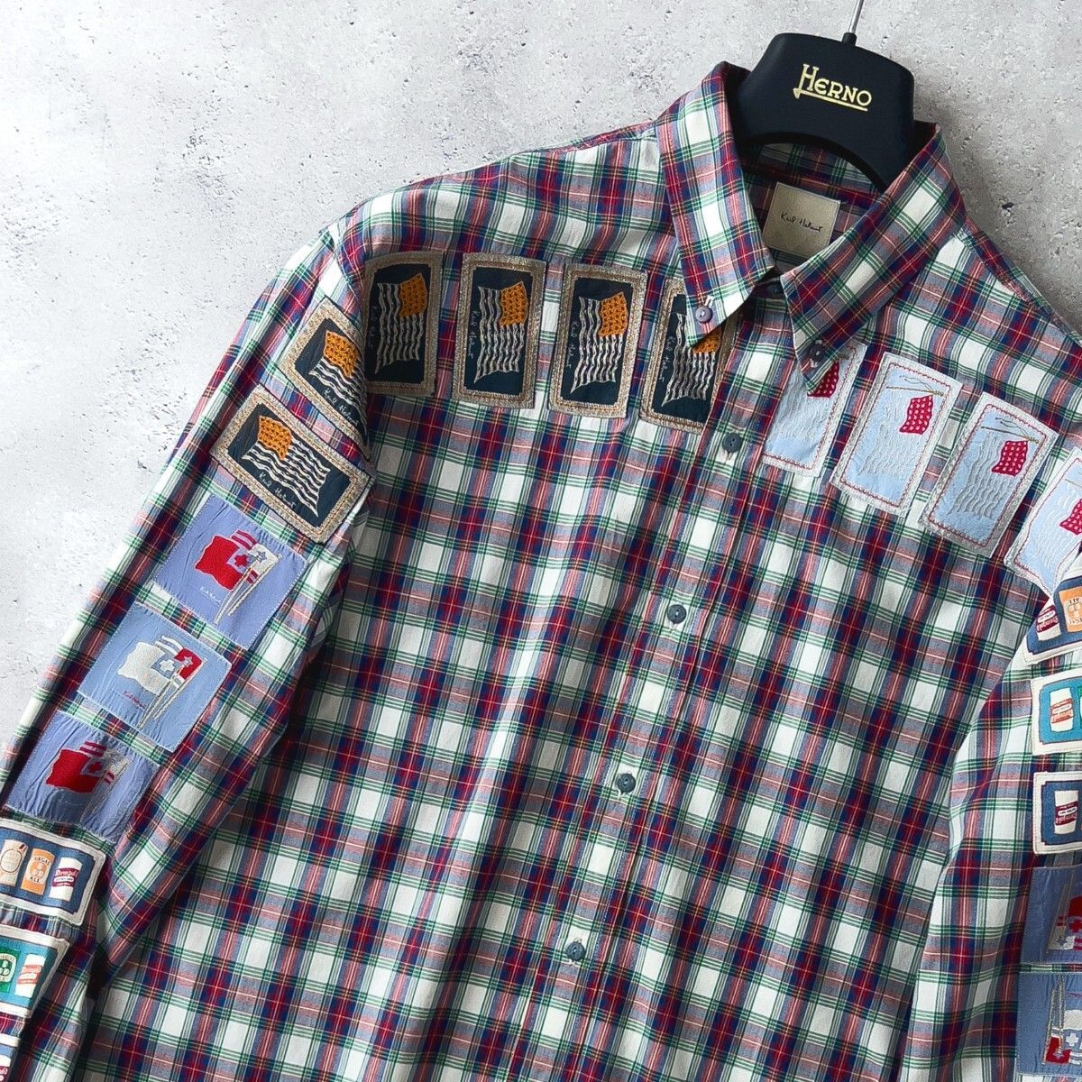 貴重 カールヘルム Karl Helmut 長袖 ボタンダウン シャツ