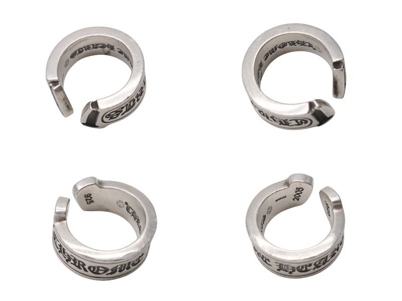 CHROME HEARTS クロムハーツ ラージ スクロースラベル リング 13.5号  
