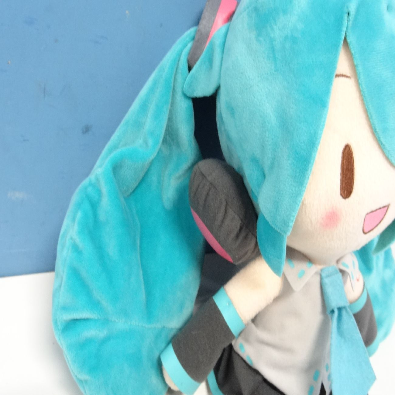 初音ミク メガジャンボ ふわふわ ぬいぐるみ VOCALOID タグ付き 30 