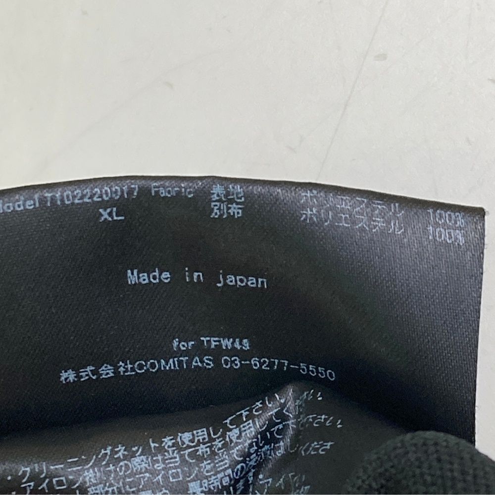 サイズ：XL TFW49 ティーエフダブリューフォーティーナイン  裏起毛ハイネック長袖Tシャツ  ブラック系 [240101481231] ゴルフウェア メンズ ストスト サイズ：XL TFW49 ティーエフダブリューフォーティーナイン 裏