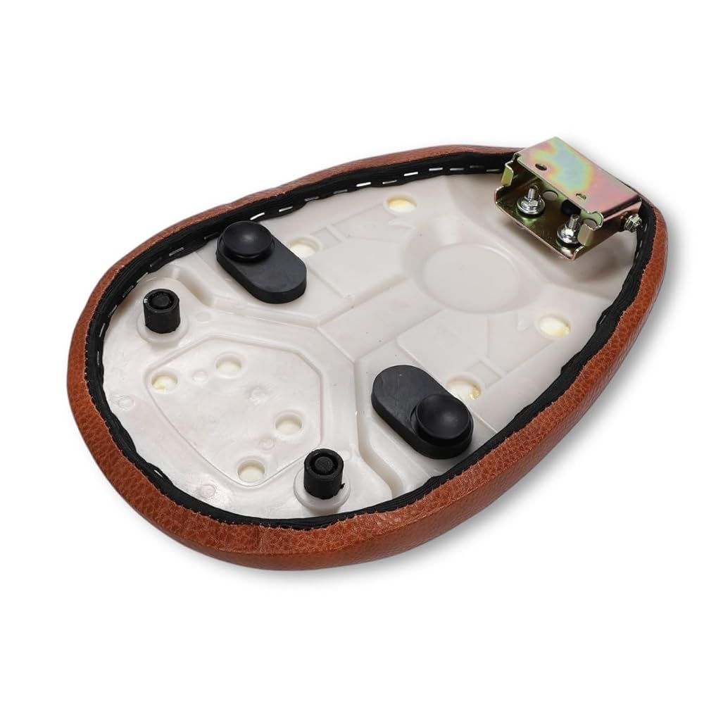 スーパーカブ C50 C70 C90 リトルカブ バイクシート シート ダブルクロスステッチ 座席 カスタム パーツ 外装 ホンダ 社外品 ブラウン FFCRYSTALESIA_COM