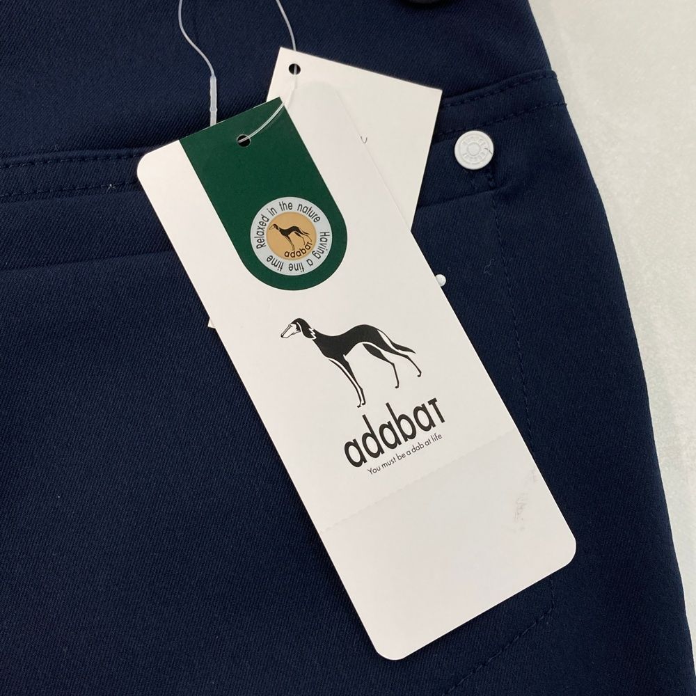 サイズ：38 ADABAT アダバット ストレッチパンツ ネイビー系