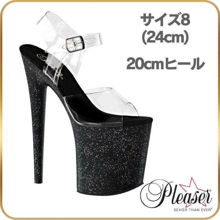 peaser クリアヒール サイズ6 22.5〜23cm ポールダンス peaser クリアヒール サイズ6 22.5〜23cm ポールダンス peaser クリア