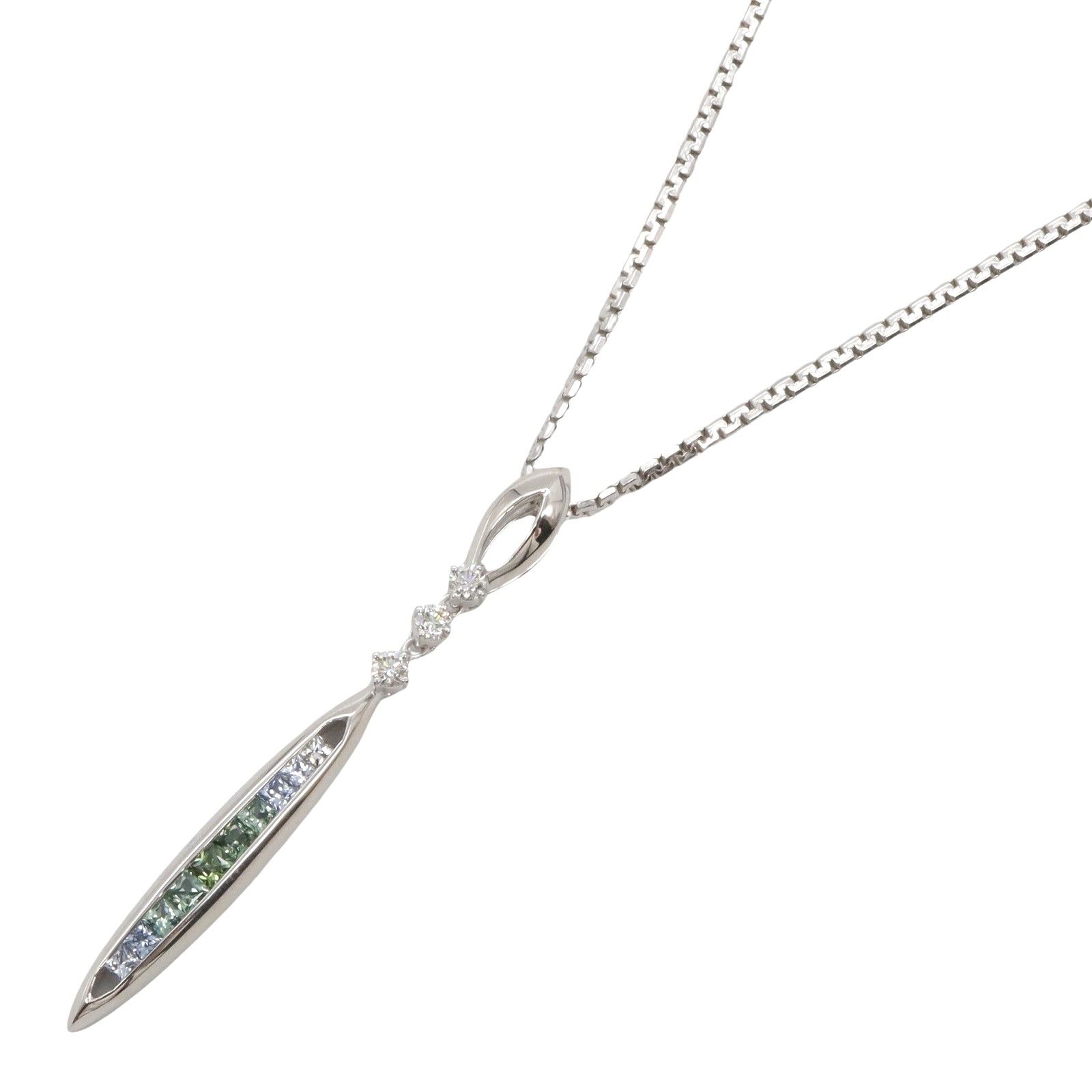 ジュエリー JEWELRY ネックレス サファイア ダイヤモンド ネックレス  