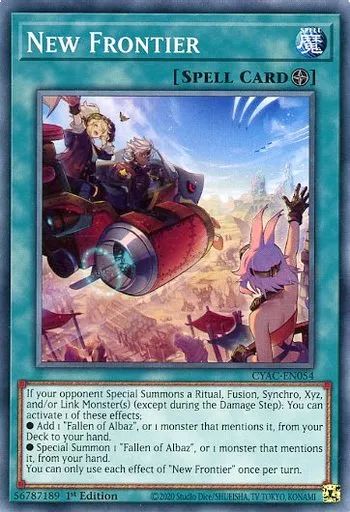 遊戯王 - いっせー 中古】遊戯王 CYAC-EN054[N]：New Frontier/開かれし大地 - メルカリ