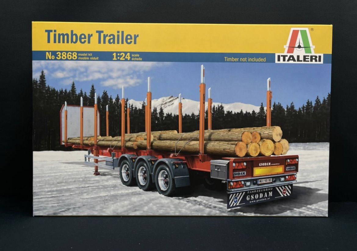IT3868 1/24 ティンバートレーラー プラモデル イタレリ トラック