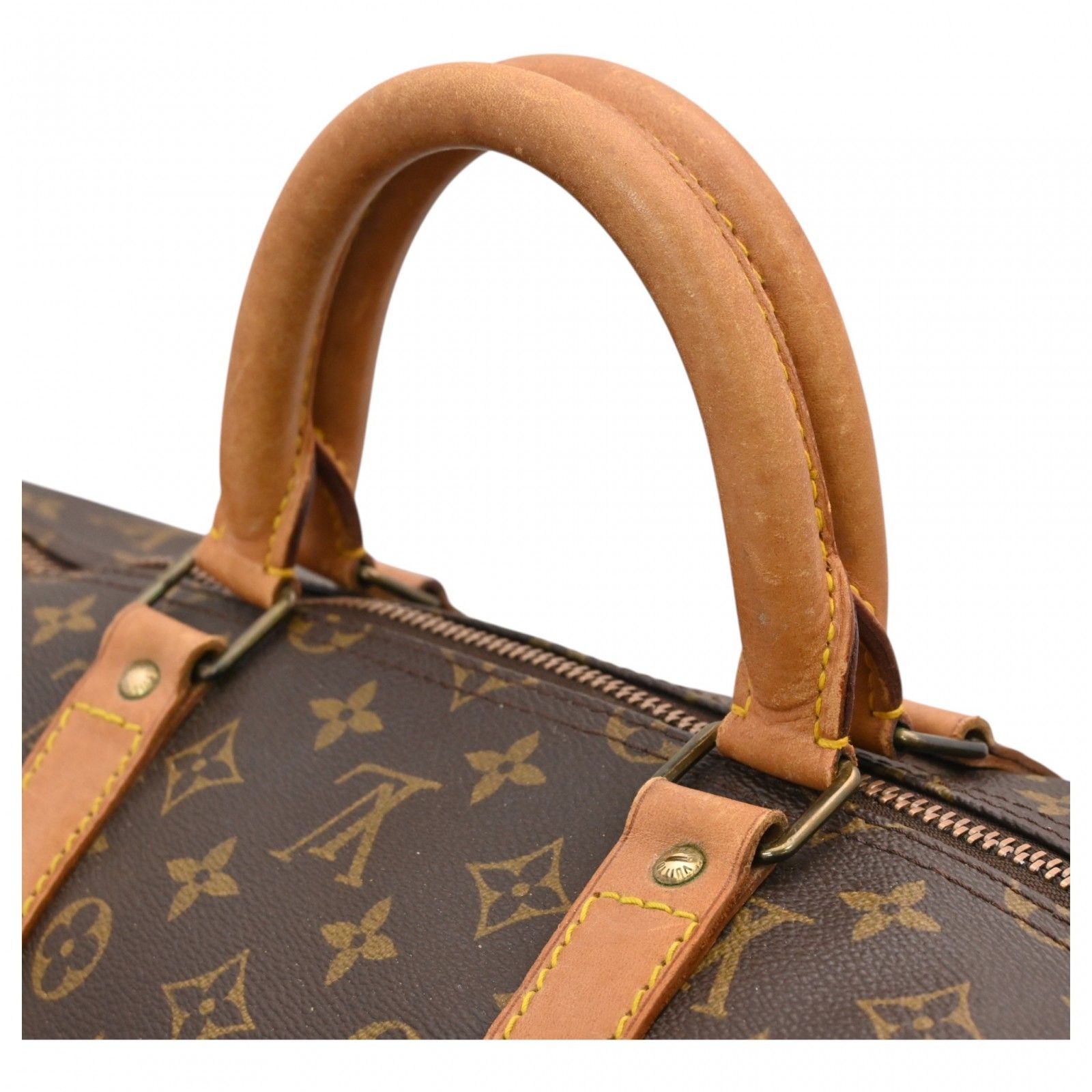 【美品 鑑定済】 ルイヴィトン キーポル55 モノグラム ボストンバック ルイヴィトン モノグラム キーポル55 ボストンバッグ Bランク
