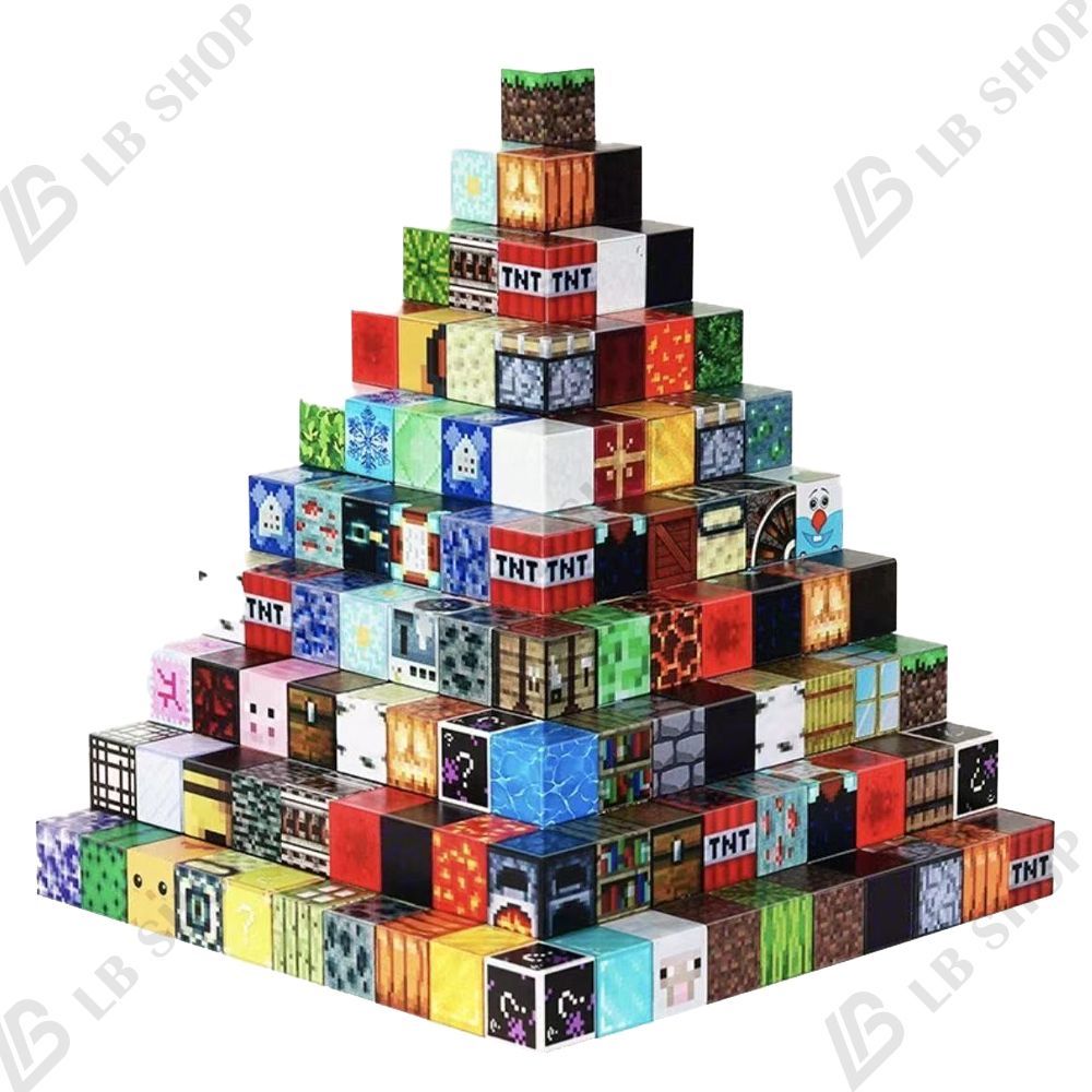 収納ボックス マイクラ風 1個 14X14X14cm 大容量 スティーブ 収納