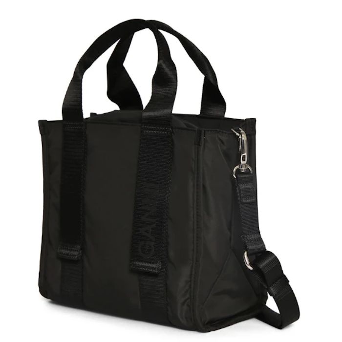 GANNI リサイクルテックスモールトート GANNI - Small Recycled Tech Tote Bag GANNI