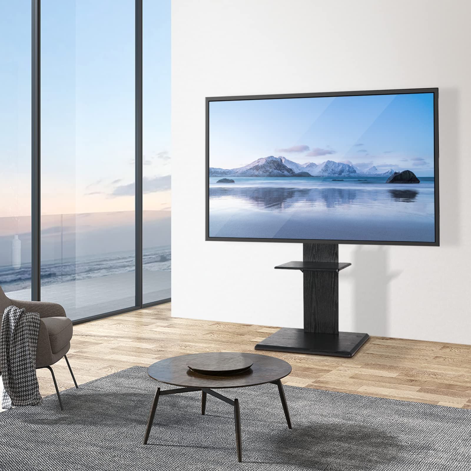 テレビスタンド 32～65インチ対応 耐荷重40KG 左右回転・高さ調節可能