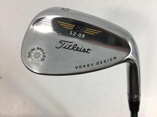 【中古ゴルフクラブ】タイトリスト ボーケイ ウェッジ スピンミルド SM4 (ツアークロム)52.08(日本仕様) NSプロ MODUS3 TOUR120 AW【14日間返品OK】