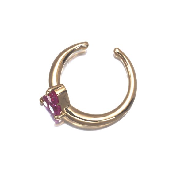 イヤリング ルビー