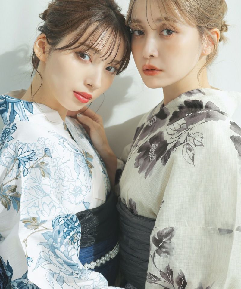 京の水墨画】Dita ディータ 浴衣 5点セット レディース 親子（ゆかた