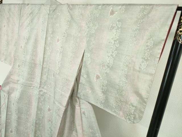 平和屋本店□極上 本場大島紬 白大島紬 桑原織物 二代目 桑原啓之介 9