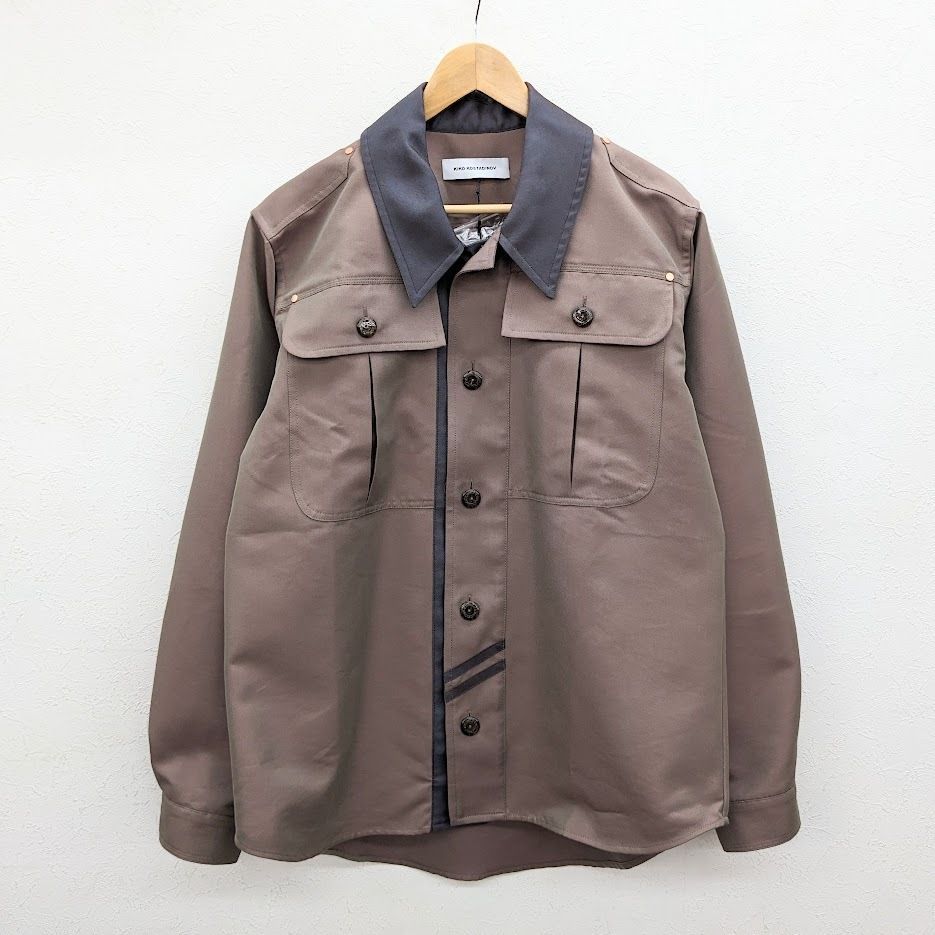 23SS 極美品 KIKO KOSTADINOV キココスタディノフ MCNAMARA UNIFORM OVERSHIRT マクナマラ ユニフォーム  オーバーシャツ ジャケット