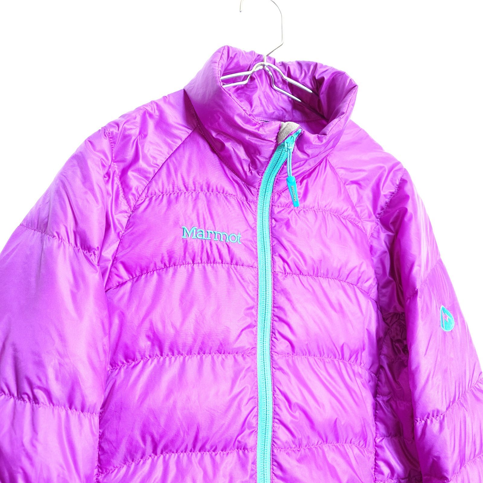 アウトドア マーモット ダウンジャケット レディースM パープル Marmot 