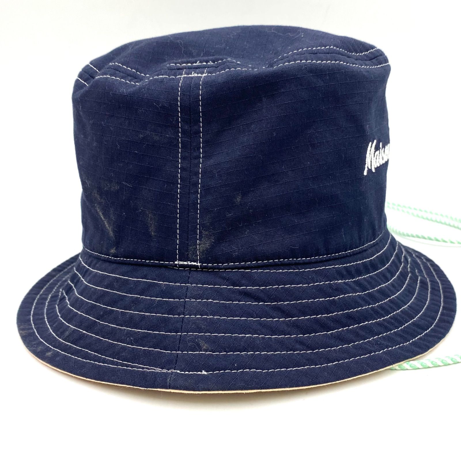 メゾンキツネ　バケットハット　新品 Maison Kitsune メゾンキツネ バケットハット バケハ 帽子 ロゴ