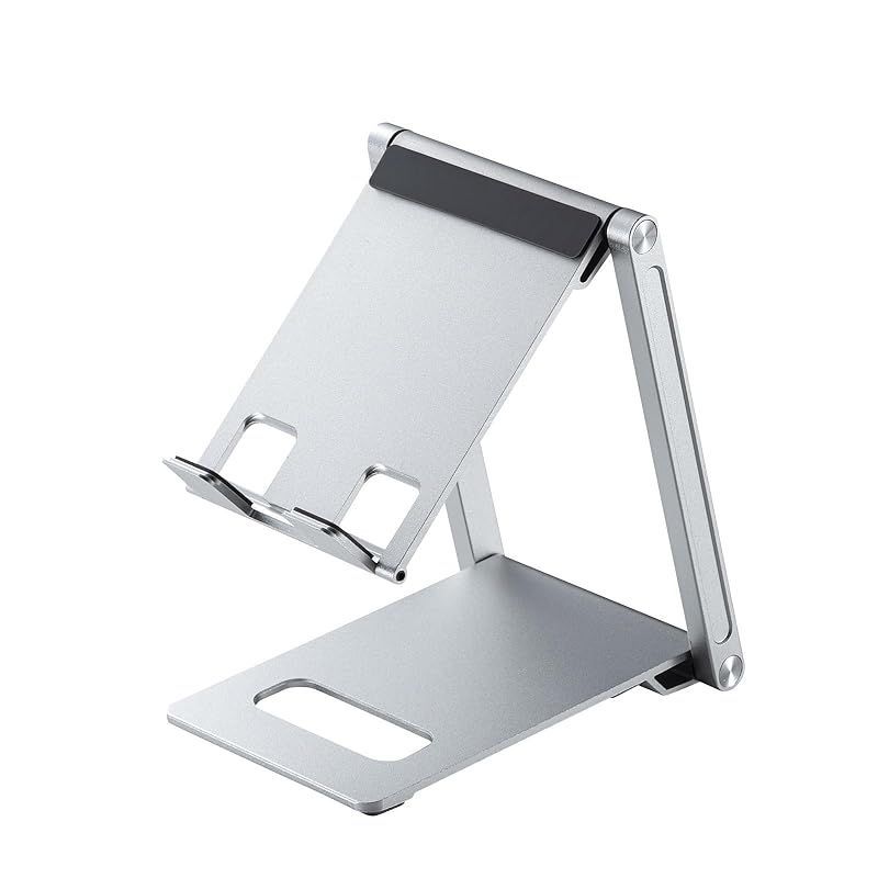 【新着商品】サンワサプライ(Sanwa Supply) タブレット・スマートフォン用薄型アルミスタンド(角度・高さ調整タイプ) PDA-STN68S 0