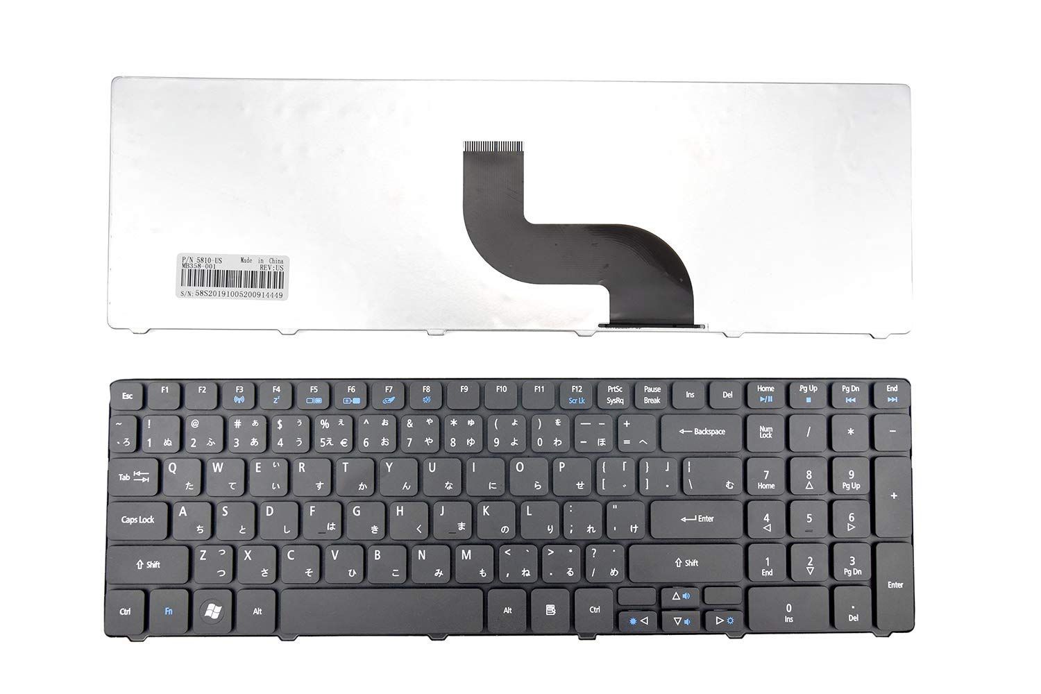 New Replacement US QWERTY Keyboard For Acer Aspire 5810 5820 5733 5738 5740 Series