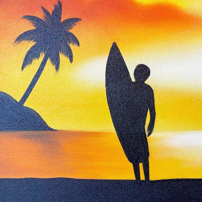 海の絵 ハワイ アート インテリア 絵 ロンハーマン 絵画 ルーカ 油絵