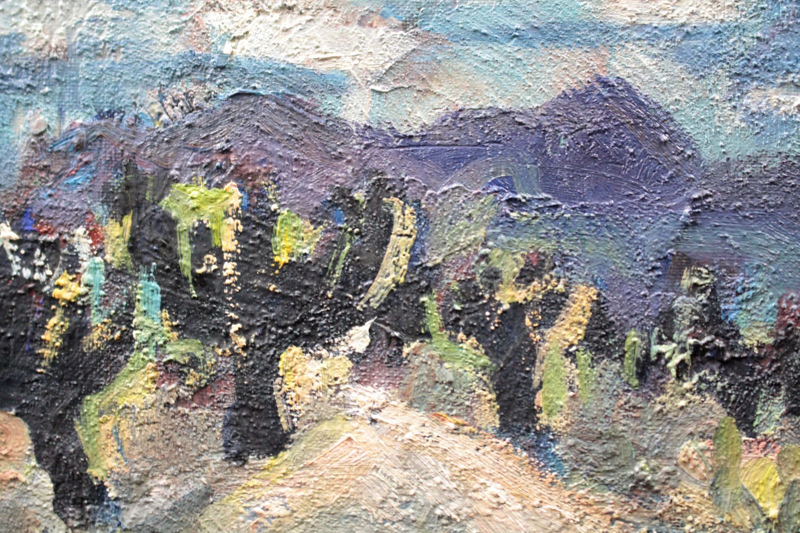 村元俊郎『メキシコ風景』油彩画【真作保証】 絵画 村元俊郎『メキシコ風景』油彩画【真作保証】 絵画 - メルカリ