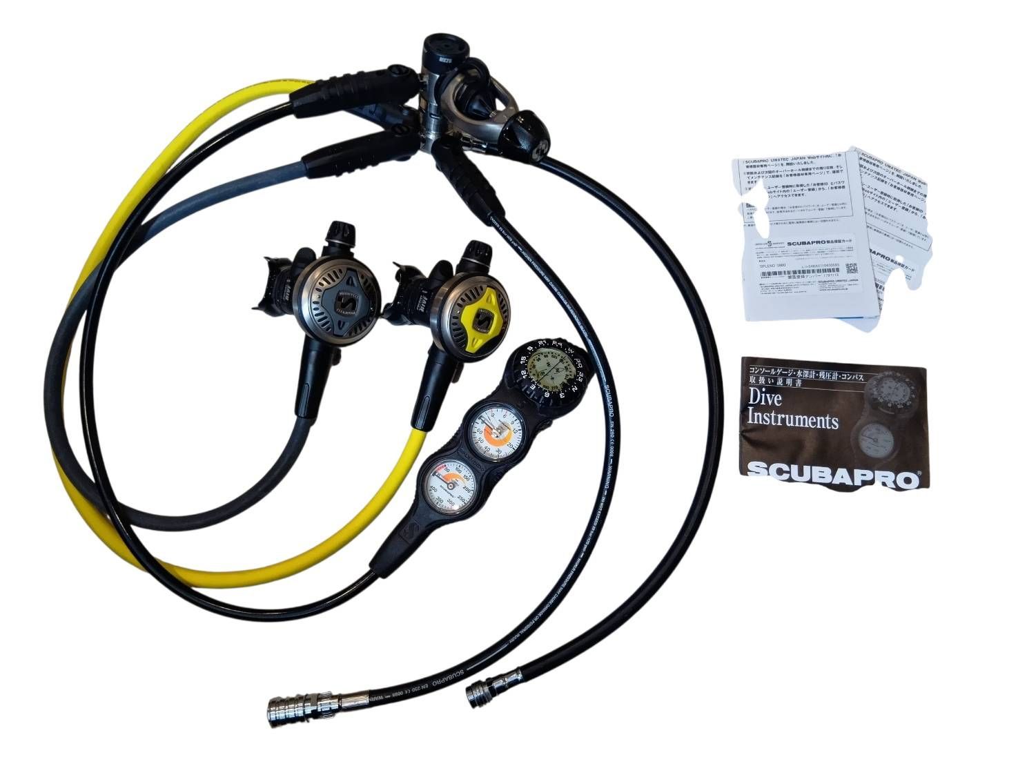 SCUBAPRO SPLENDIDO レギュレーターセット チタン スキューバプロ ダイビング