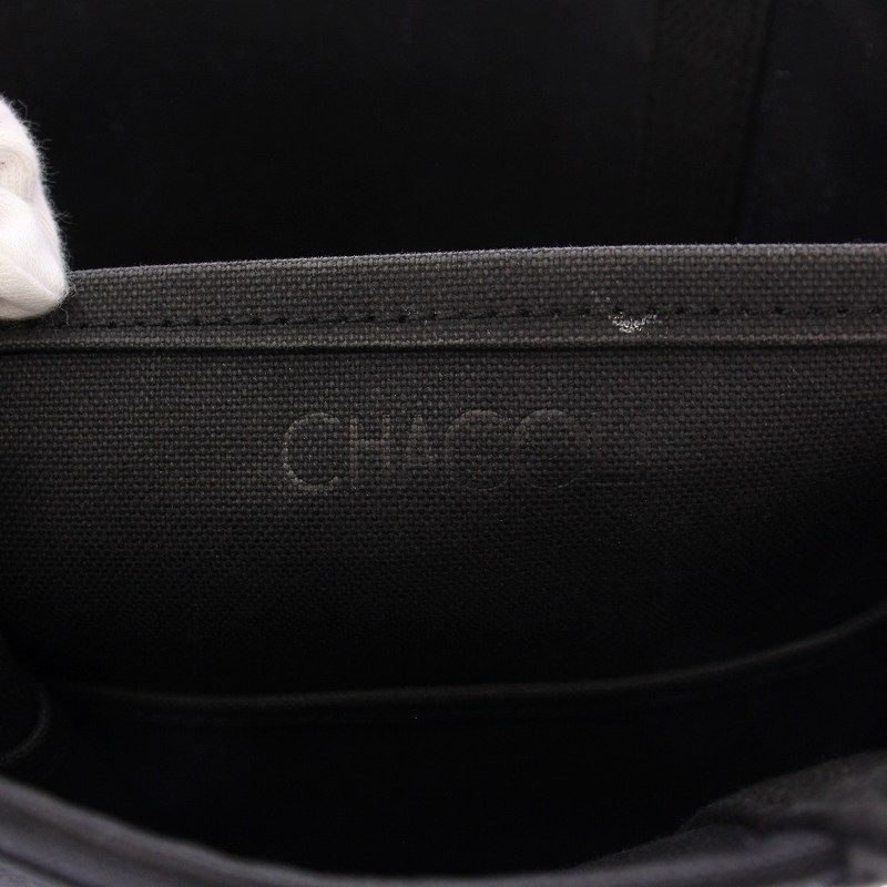 CHACOLI キャンバスフレームトート04 ブラック FRAME TOTE 04-フレームトート04-CHACOLI（チャコリ）通販| st