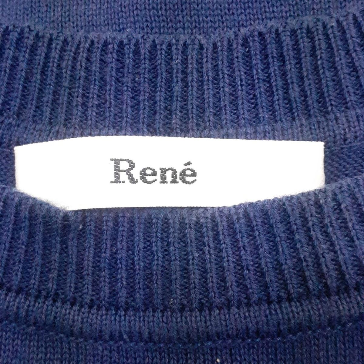 René 日本製 セーター 36 Rene(ルネ) ノースリーブセーター サイズ36 S レディース美品