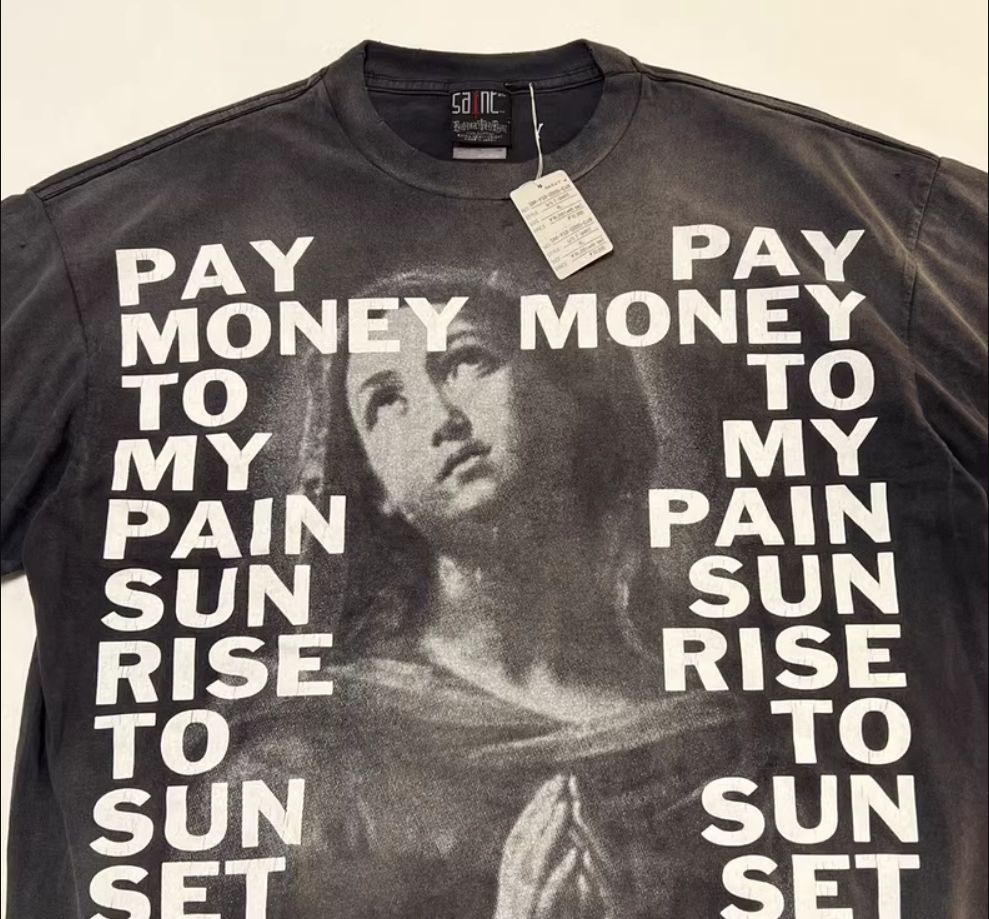 入手困難 SAINT MICHAELセントマイケル× PTP STAY REALプリント 半袖T 
