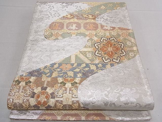 平和屋着物○訪問着 本場染大島紬 竹並び 正絹 逸品 CAAV4706vp