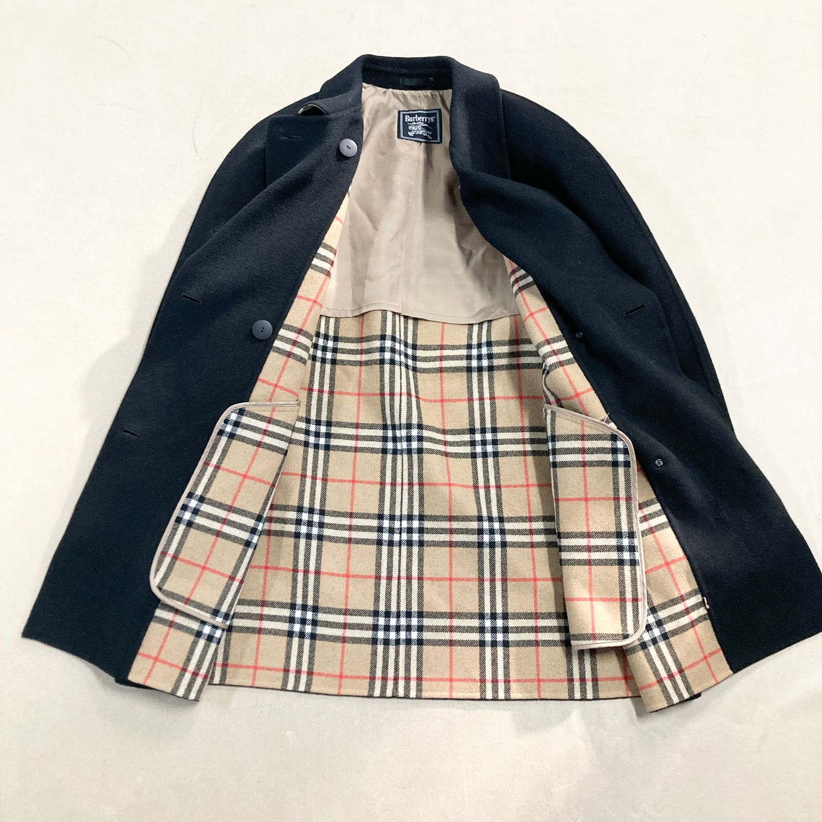 ☆Vintage Burberrys バーバリーズ ピーコート ダブルフェイス